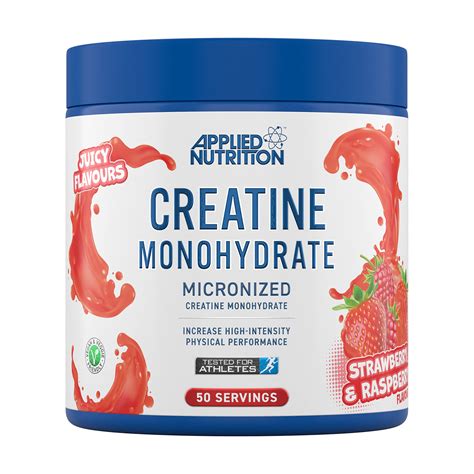 Strawberry Creatine Monohydrate Powder